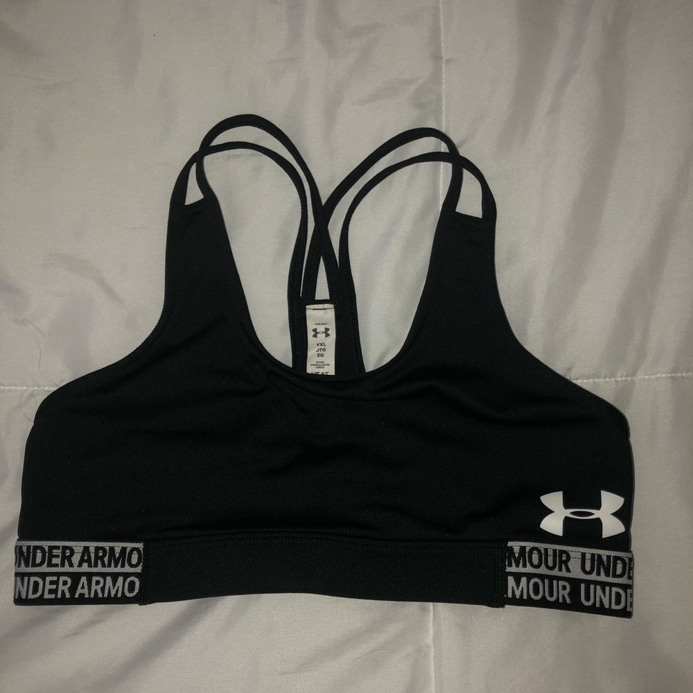 Black Under Armor Sports Bra